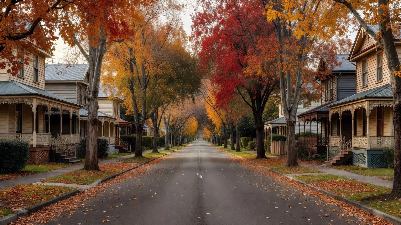 An established Geelong street of period homes